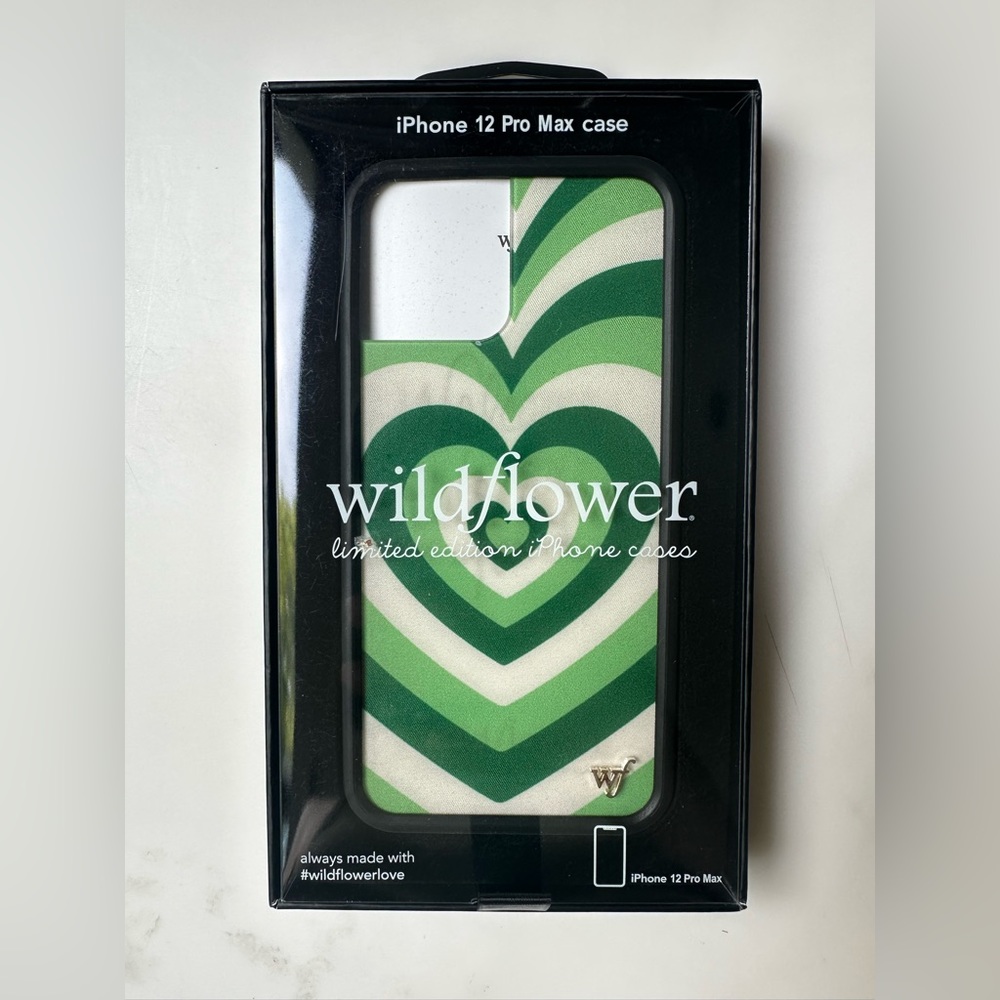 Latte Love Matcha Heart Wildflower Case